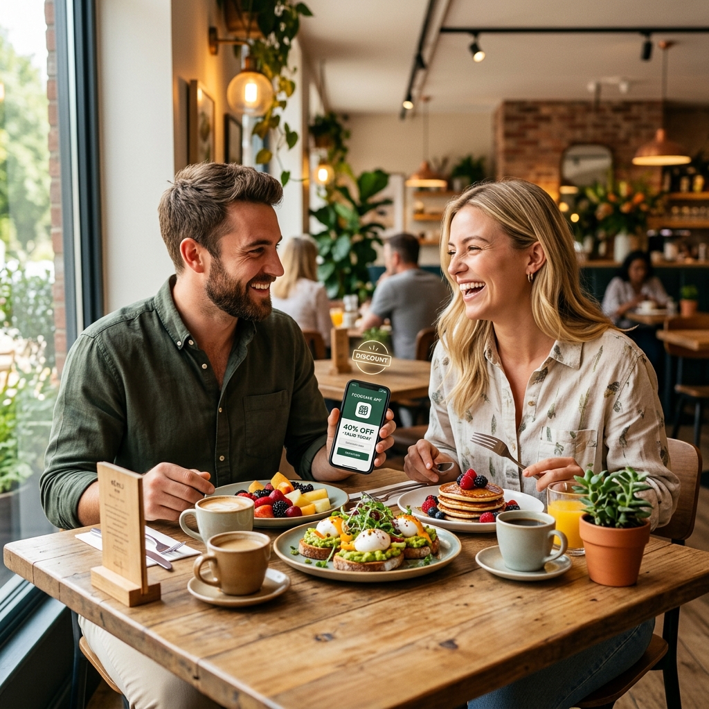 Delicious breakfast with savings